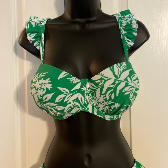 “PROFILE BY GOTTEX” Ruffled Leafy Bikini - Picture 4 of 12